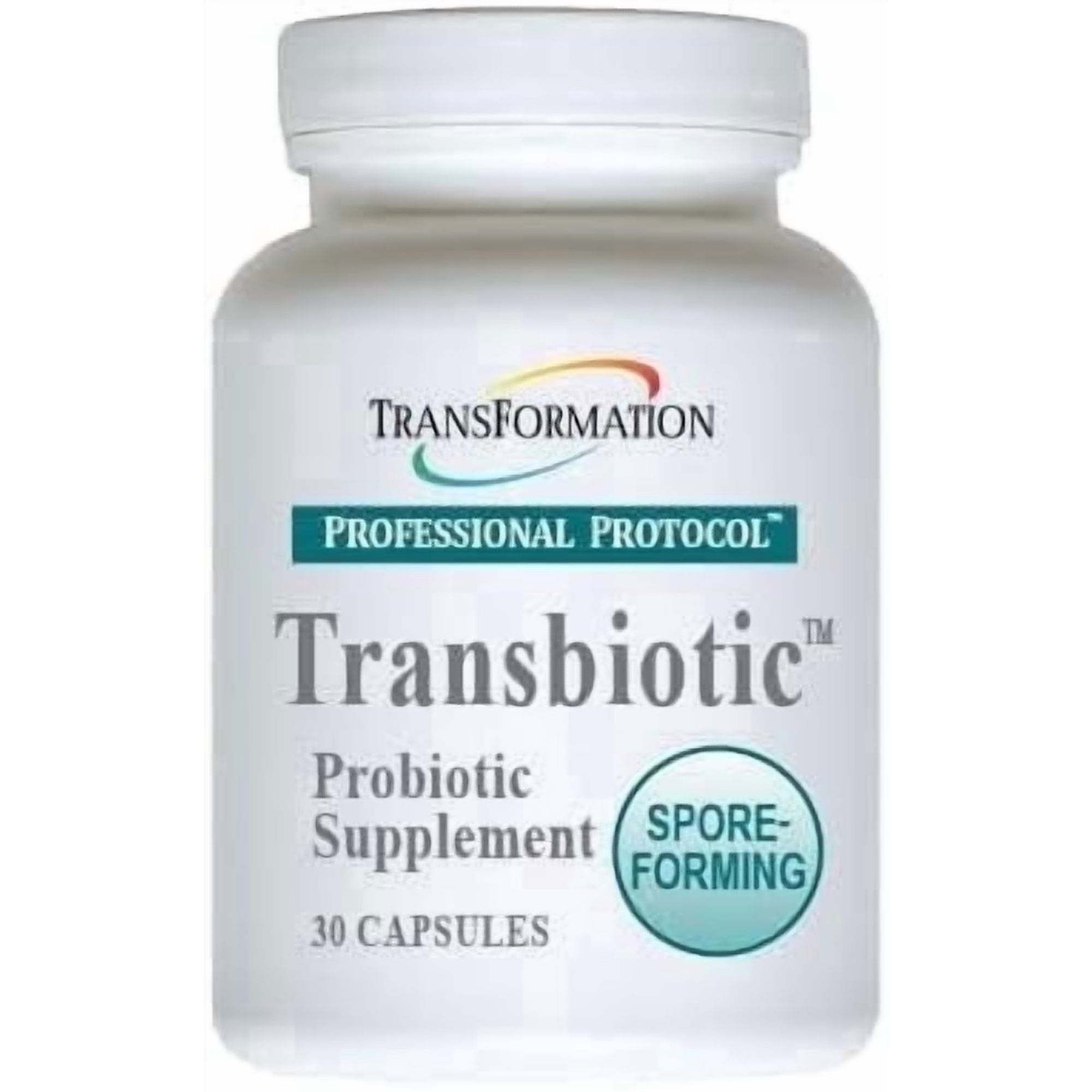 Transformation Transbiotic Probiotic Capsules, High Potency Prebiotic & Probiotic Blend, Non-GMO, Vegetarian Daily Supplement, 30 Count