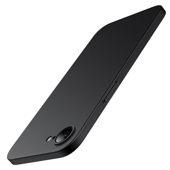 JETech Ultra Slim Case for iPhone 17e (2026) / iPhone 16e, Matte Finish PP Cover (Black)