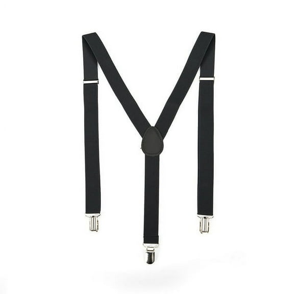 Mens Suspenders Strong Clips Heavy Duty Braces One Size Fits All Wide Y Shape