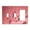 3-Gang 2-Toggle 1-Decor, variant on Red Crystal Switch Cover Decorative Wall Plate 3-Gang 2-Toggle 1-Decor Standard Size