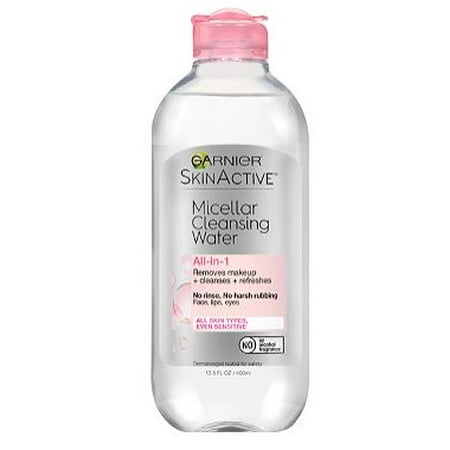 Garnier Cleansing Water, For Waterproof Makeup, SkinActive Micellar, 23.7 fl. oz.