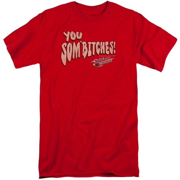Smokey And The Bandit Sombitch S/S Adult Tall Red