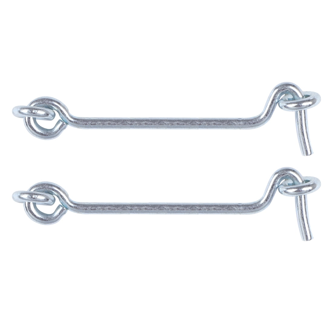 3 Inch Cabin Hook Plating Finish Galvanized Iron for Door Cupboard Shed Lock Catch Eye Hook Latch 2pcs
