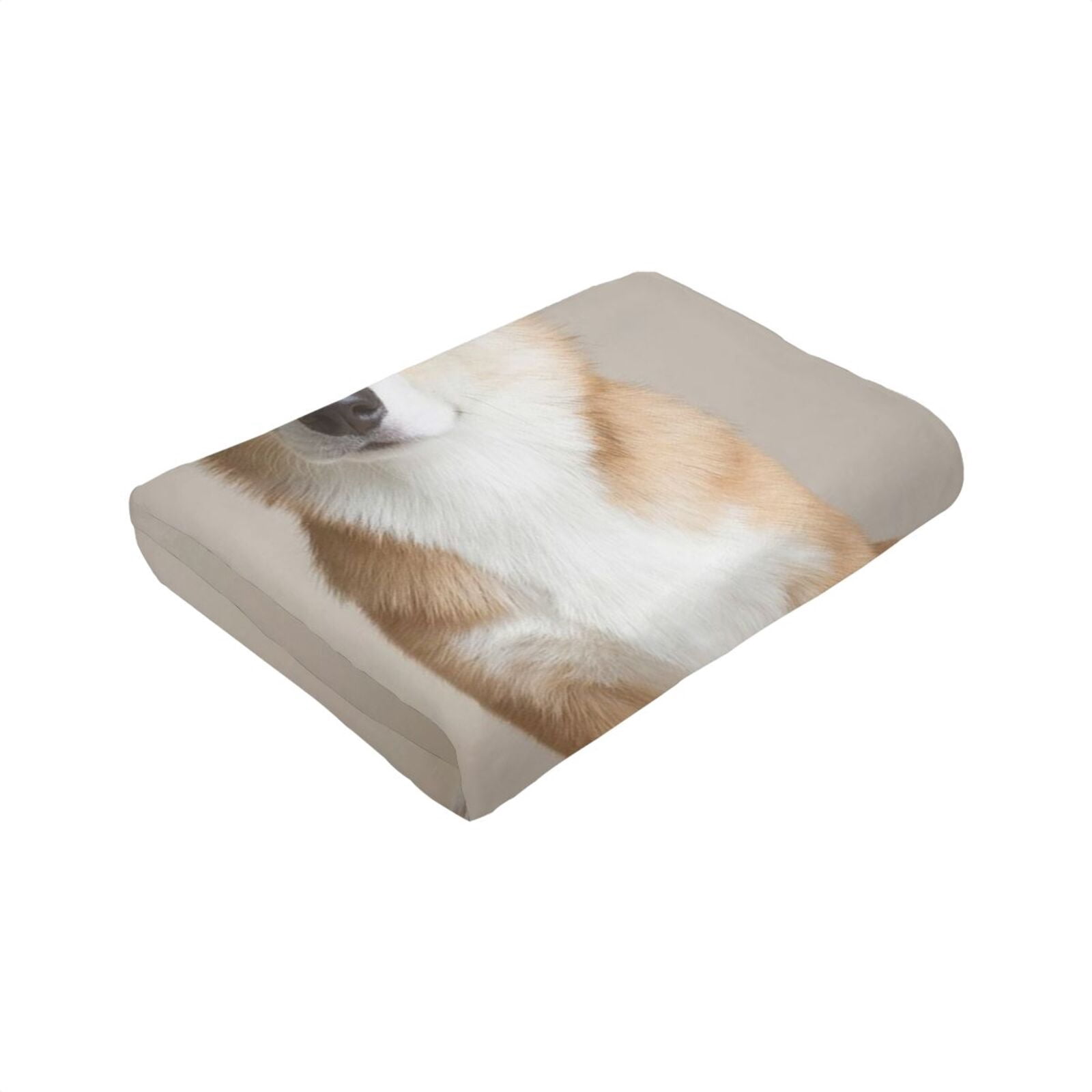 Wijzvio Corgi Dog Throw Blanket Soft Fuzzy Fleece Blanket For Couch Bed Living Room Decoration 60"X50"