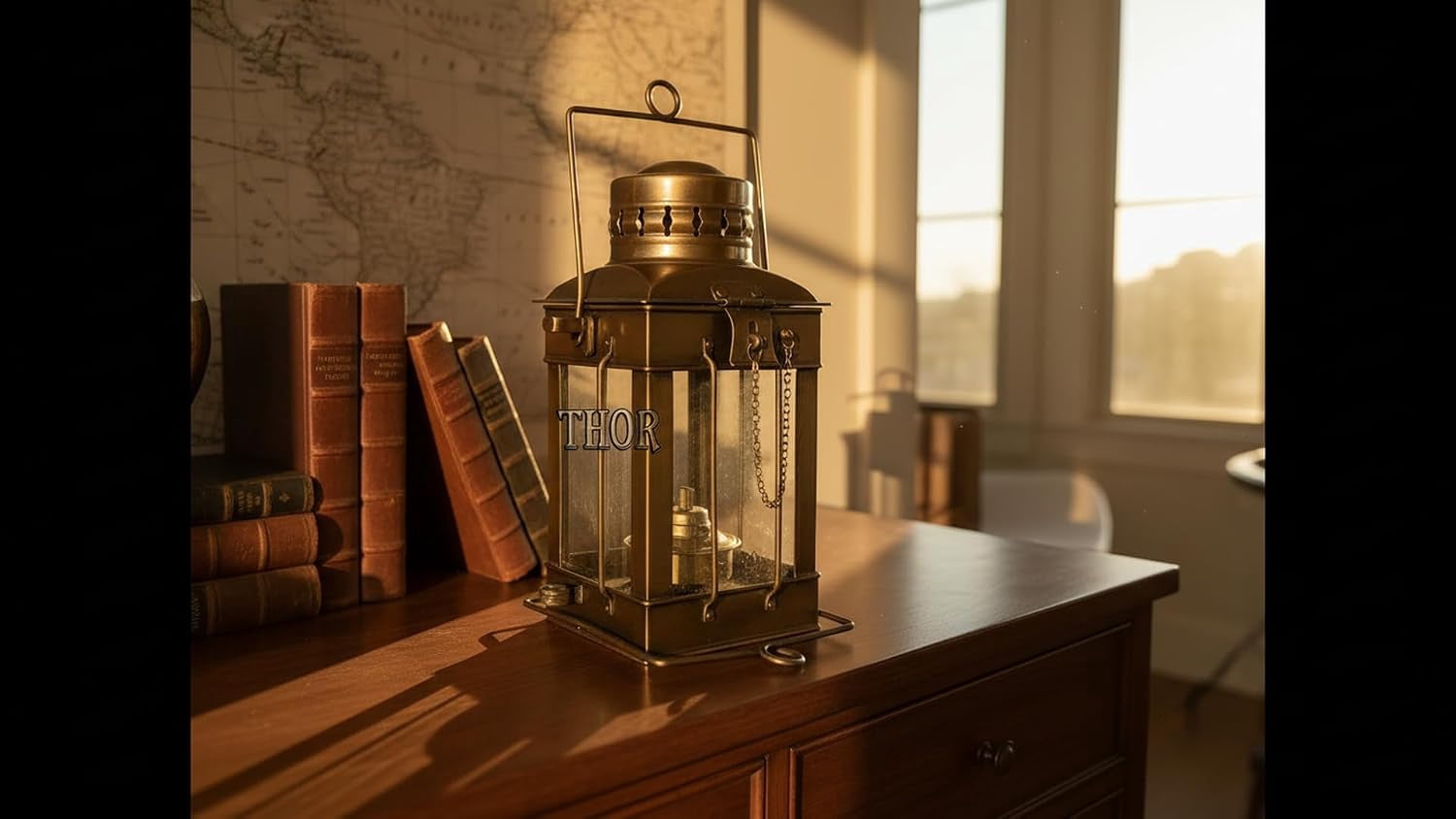 Thor Instruments Vintage Brass Antique Nautical Miner Ship Lantern Oil Lamp Maritime Lamp , Best Gift Item , Best Lighting Item