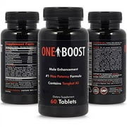One Boost Testosterone Booster - Test Boost, Libido, Energy + Overall Well Being For Men and Women, 180 ct.