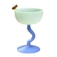 thumbnail image 1 of Vasos de yogur de vidrio de colores resistentes al calor con patas, s pequeños para , copas de postre, para frutas, Bar, cócteles, , base Macarena Cuencos de postre de copa, 1 of 7