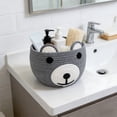thumbnail image 1 of Woven Rope Storage Basket for Nursery and Shower Gifts with Bear Ears Handles, 1 of 6