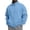 Light Blue_005, variant on Mens Zip Up Sweatshirt Mock Neck Track Jacket Lightweight Fleece Full Zip No Hood Athletic Casual Long Sleeve shirts with Pocket Pink S