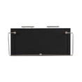 thumbnail image 5 of Linon Hoover Console, Black, 1 Drawer with Top and Bottom Shelf Storage, 5 of 13
