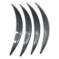 thumbnail image 5 of yotijay 4Pcs Generic Car Wheel Eyebrow Arch Trims Convenient Mudguards Flaring Protector Carbon Fiber, 5 of 8