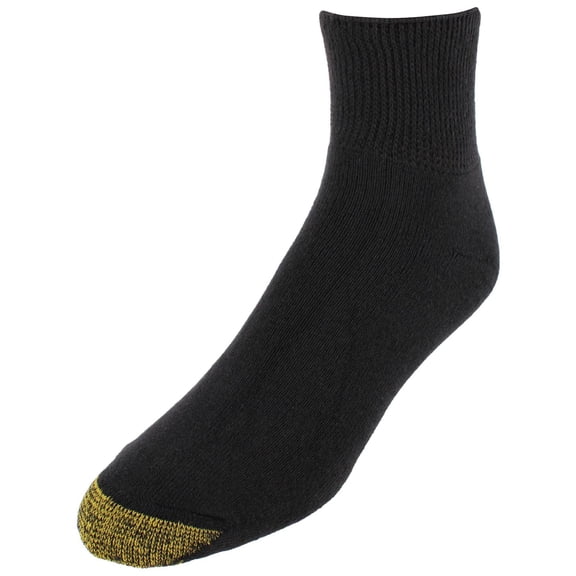 Gold Toe Non-Binding Quarter Full Cushioned Socks (3 Pair) (Men)
