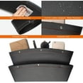 thumbnail image 4 of Plutput 2 Pack Car Seat Gap Filler Organizer PU Leather Car Seat Console Pocket Storage Box for Phone, Cards, Keys, Sunglasses, 4 of 7