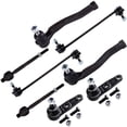 thumbnail image 1 of CCIYU Front Lower Ball Joints Stabilizer Sway Bar End Links Outer Inner Tie Rod Ends fit for Chevrolet Aveo 5 for Pontiac G3 Wave for Suzuki Swift 8pcs Suspension Kit, 1 of 3
