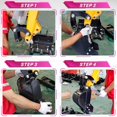 thumbnail image 4 of Mini Excavator Bucket, Easy To Install Robust Water Proof Wear Resistant Narrow Excavator Bucket 7.87 inch  for Pipeline Excavation, 4 of 7