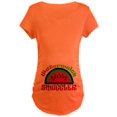 thumbnail image 1 of CafePress - Watermelon Smuggler Maternity T Shirt - Maternity Dark T-Shirt, 1 of 1