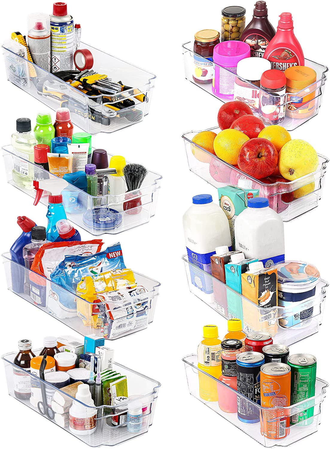 Set of 8 Pantry OrganizersIncludes Organizers Organizers for