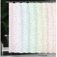 thumbnail image 4 of Ambesonne Abstract Art Shower Curtain, Rainbow Raindrops, 69"Wx70"L, Multicolor, 4 of 5