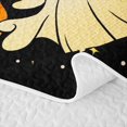 thumbnail image 5 of Manfei Cartoon Halloween Quilt Full,Repeating Bat Pattern Full Bedspread Sets,3 Pieces,1 Coverlet and 2 Pillowcases, 5 of 7