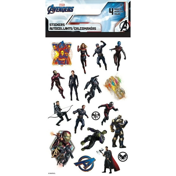 Avengers Infinity War 2 Standard Sticker 4 Sheet Walmart Com