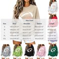 thumbnail image 6 of Oversized Sweatshirts for Women Lightweight Casual Pullover Crew Neck Tops Fashion Cute Print Long Sleeve Sweatshirt, 6 of 6