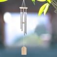 thumbnail image 5 of Garden , 25.6in Sturdy And  Swing With Wind  Stylish Windchime, 6 Tubes Decor Life For Indoors Outdoors, 5 of 8