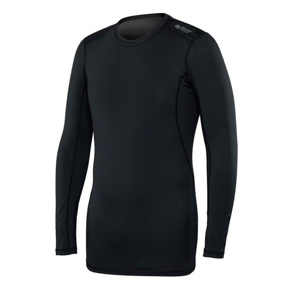 Champro Cold Weather Compression Crew Neck Long Sleeve Shirt Black