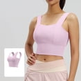 thumbnail image 2 of Admvng Sports Bra for Women Wirefree Sports Fitness Running Tank Top Yoga Bra, 2 of 6
