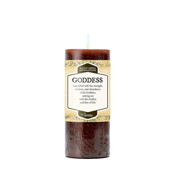 Affirmation “Goddess” Candle – Inspirational Candle for Empowerment, Confidence & Self-Love