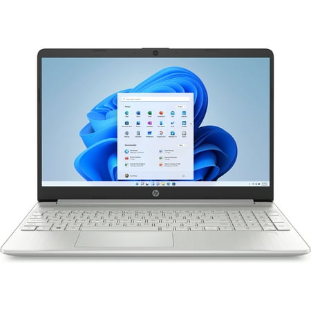 HP Laptop 15-dy2173nr, 15.6" HD, touch, Intel Pentium Gold 7505, 4 GB DDR4 RAM, 256 GB SSD, Windows 11 Home, Pale gold cover and base, natural silver keyboard frame, 63H98UA#ABA