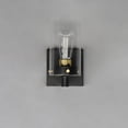 thumbnail image 2 of 12401CLBKSBR Maxim Lighting Pinn - 1 Light Wall Sconce-8.25 Inches Tall and 4.75 Inches Wide-Black/Satin Brass Finish, 2 of 4