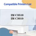 thumbnail image 2 of Compatible Toner Cartridges Replacement IM C3510 for Ricoh IM C3510 IM C3010 Printers, High Yield 40,000 Pages, 2 of 7