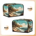 thumbnail image 3 of Sikiie Coastal Palm Beach Toaster Covers 2 Slice Dustproof Toaster Cover Bread Machine Cover, Dustproof Cover - 11.4" x 7.5" x 7.9", 3 of 7