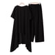 thumbnail image 3 of Pantalones Mujeres Irregular Top + Pantalón 2 piezas Algodón Pantalones rectos Trajes Lady Streetwear Kuymtek Negro T 24 para Mujer, 3 of 7