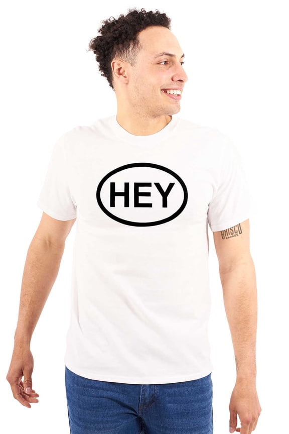 Hey Girl Funny Novelty TV Show Logo Plus Size Crewneck Graphic Tee Shirt Brisco Brands 5X