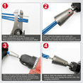 thumbnail image 4 of 4Pcs Wire Twister Tool for Drill, Twister Wire Stripper Tool Connector Driver,Cable Quick Stripping Tools, 4 of 6