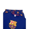 thumbnail image 3 of FC Barcelona Mens Crest Short-Sleeved Long Pyjama Set, 3 of 6