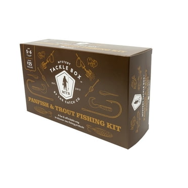 Mystery Tackle Box Regular Panfish & Trout Fishing Kit, Non-Lead