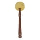 thumbnail image 4 of Palo de mazo de fieltro de madera dura hecho a mano para cuenco de canto de budismo tibetano (amarillo), 4 of 8