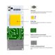 thumbnail image 5 of Foco LED empotrable de techo, ultrafino, CA 110 V, 220 V, 5 W, 9 W, 12 W, 15 W, 18 W, CC 12 V, 24 V, panel de luz LED redondo, 5 of 5