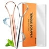 thumbnail image 6 of MOTONGUE  Tongue Scraper for Adults (2 Pack),Reduce Bad Breath (Travel Cases Included),100%Stainless Steel Tongue Cleaners,Metal Tongue Scraper with Case Fresh Breath Tongue Cleaner Oral(Silver&Gold), 6 of 6