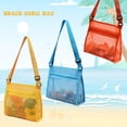 thumbnail image 4 of Bolsa de malla de playa MUYIZI para guardar conchas de playa, paquete de 3 juguetes, 4 of 6