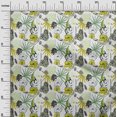 thumbnail image 3 of oneOone Rayon Light Green Fabric Tropical Abstract Floral Craft Projects Decor Fabric Printed By The Yard 56 Inch Wide, 3 of 4