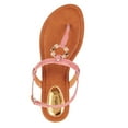 thumbnail image 5 of Victoria K Women's Circle Detail Rhinestone Embellished Fashion Sandal, 5 of 6