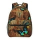thumbnail image 1 of Disketp Vintage Butterfly Green Mochila Estampada para Hombre y Mujer – Mochila Ligera Clásica con Múltiples Bolsillos para Universidad, Trabajo y Viajes-One Size, 1 of 5