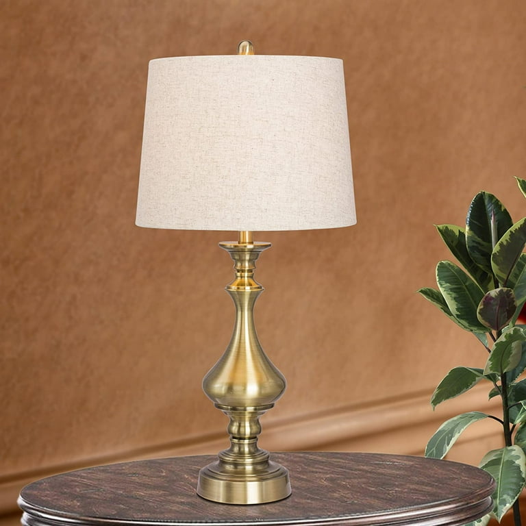 海外製　スタンドライト　Fangio Lighting Fangio Lighting Antique Brass Metal Table Lamp, Transitional