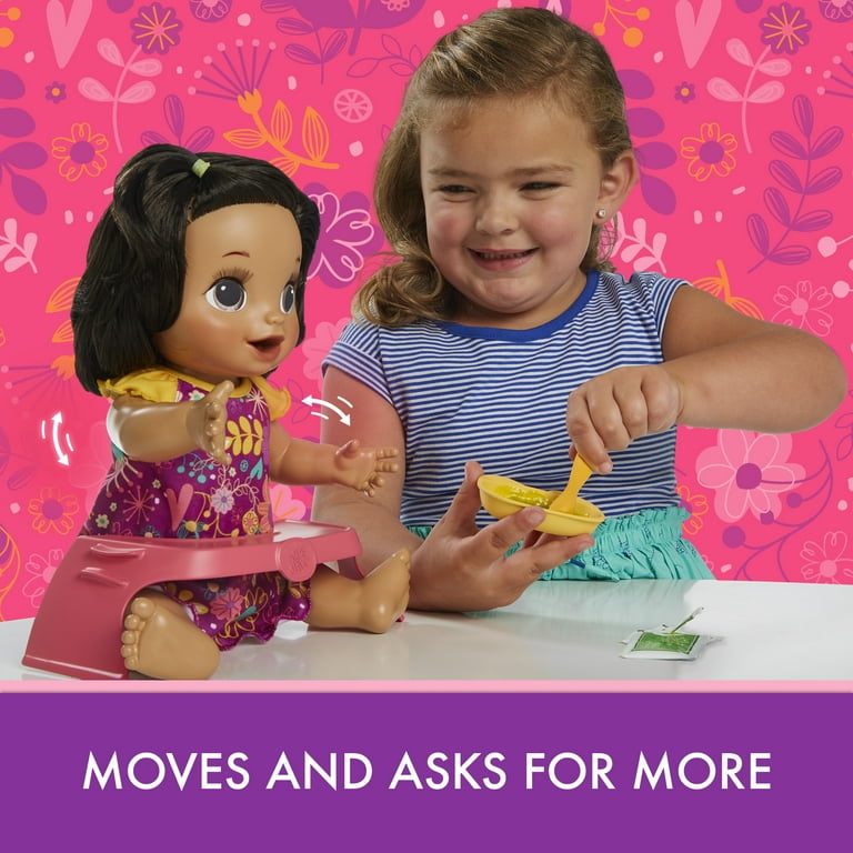 Baby Alive Happy Hungry Baby 16 Inch Doll Brown Hair Brown Eyes