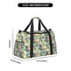 thumbnail image 3 of Fotbe Tropical Flowers Bolsa de Viaje con Estampado, Bolsa de Fin de Semana para Mujer con Compartimento para Zapatos, Bolsa de Gimnasio con Bolsillo Húmedo, 3 of 7