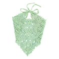 thumbnail image 2 of VJGBEGW Crochet Head Scarf Bandanas Headbands Hair Scarf Head Coverings Women Hair Styling Valentine's Day Holiday Hair Accessories Blackish Green One Size, 2 of 4
