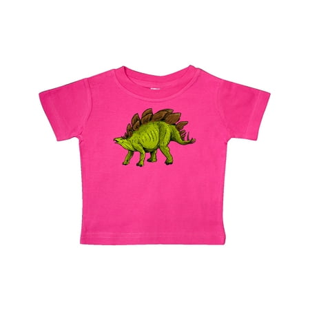 

Inktastic Roaring Happy Stegosaurus Gift Baby Boy or Baby Girl T-Shirt